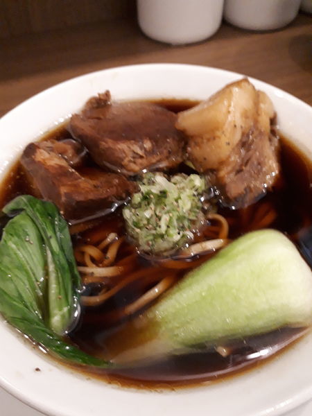 「厚切り角煮しょうゆ」@麺や いちころの写真