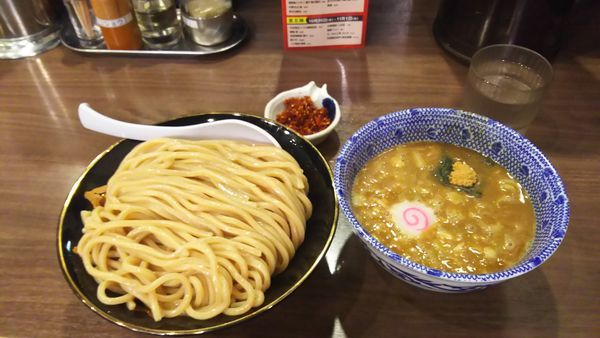 「辛つけ麺【特】+【辛味】」@六厘舎TOKYO ソラマチ店の写真
