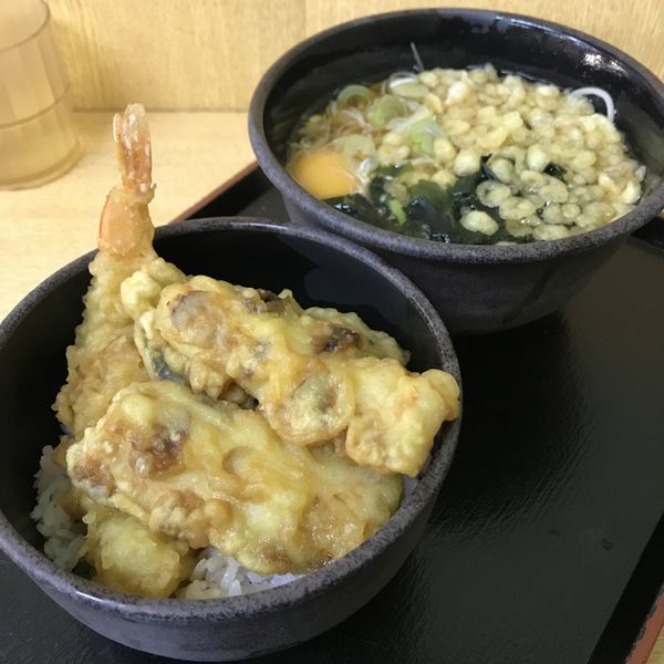 「【店舗限定】当店限定メニュー（￥580）＋生玉子（クーポン）」@ゆで太郎 大森入新井店の写真