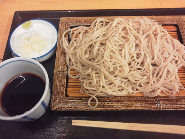 「もりそば 300円」@いわもとQ 池袋店の写真