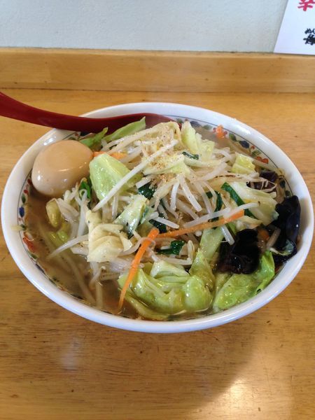 「塩タンメン 味玉(ラーパス)」@らーめん高橋の写真