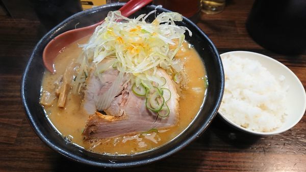 「辛味噌 野菜大盛＋ごはん」@麺処 花田 池袋店の写真
