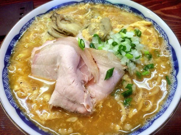 「カキ玉味噌拉麺 950円」@良温(Ra-on)の写真