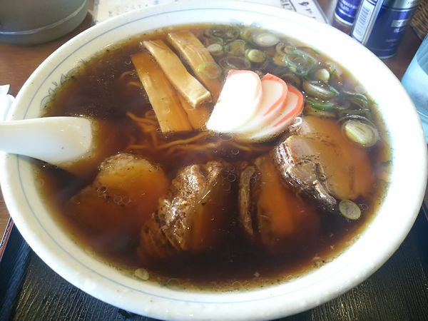 「中華そば　大盛り」@中華そば 大石家 諏訪店の写真