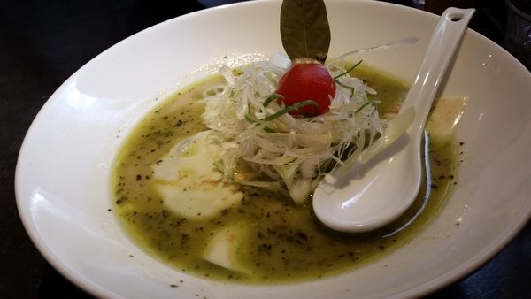 「バジルDE味噌」@麺 藏藏の写真