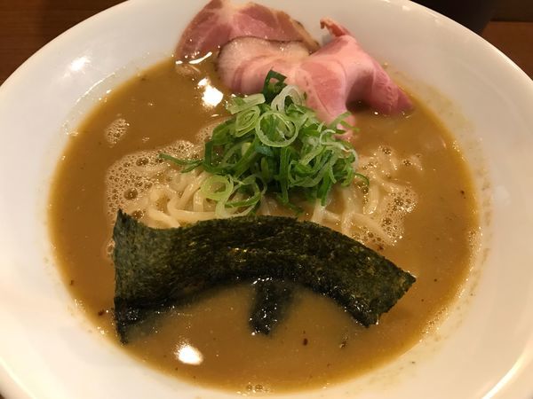 「【2周年限定】濃厚牡蠣そば  850円」@荒町商店中華そば ふじやまの写真