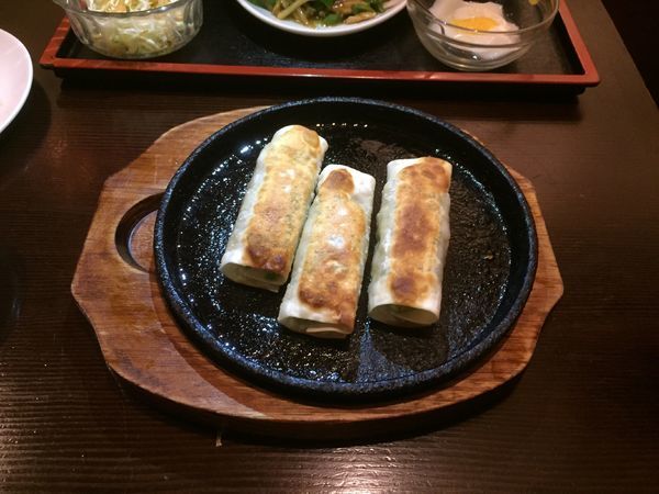 「鉄板餃子」@太陽島の写真