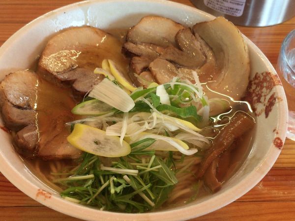 「塩チャーシュー麺 大盛り」@中華そば 田中製麺の写真