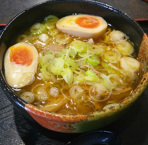 「炎麺  味たまトッピング」@夢館 柏店の写真