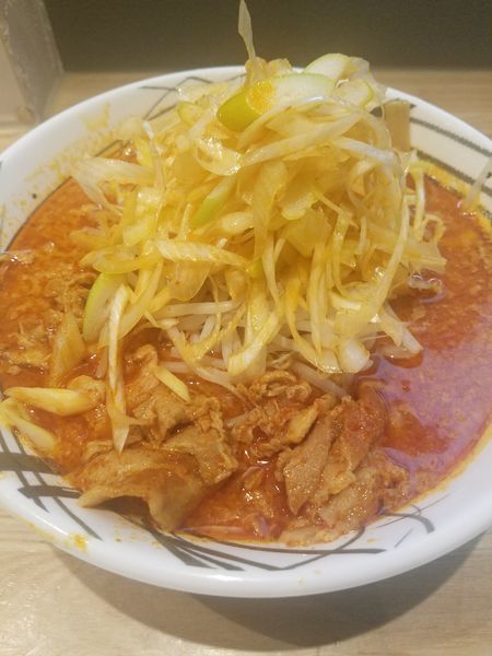 「辛激のみそねぎらーめん」@麺将 ケン暴の写真