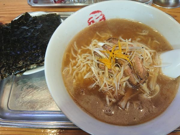 「【限定】ねぎそば＋のり 他」@中華そば まるきの写真