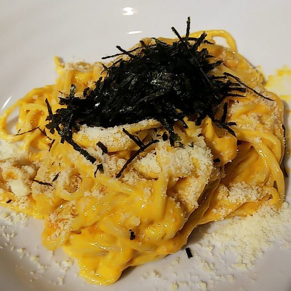 「【限定】ウニボナーラ」@寿製麺よしかわ 坂戸店の写真