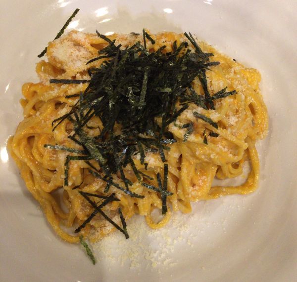 「限定 ウニボナーラ」@寿製麺よしかわ 坂戸店の写真