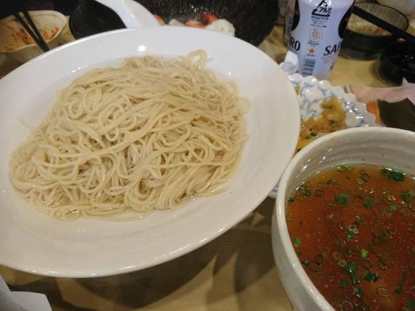 「【限定】クエのつけそば 潮仕立て♪」@寿製麺よしかわ 坂戸店の写真