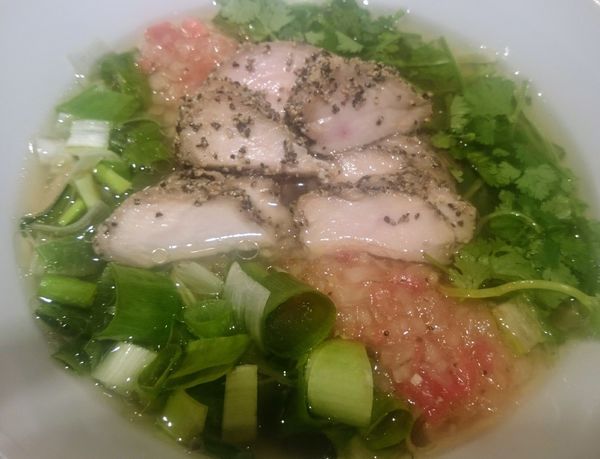 「アジアンそば（限定、１２００円）」@饗 くろ㐂の写真