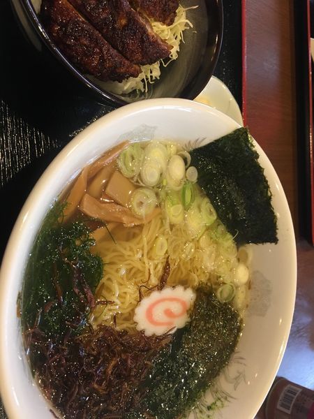 「山田ラーメン（ランチセット）」@六もんの写真