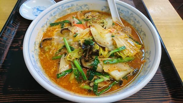「旨辛菜麺 餃子」@ぎょうざの満洲 上福岡北口店の写真