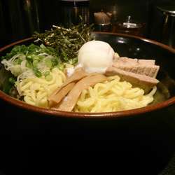 辛味噌油そば+半熟たまご+柚子こしょう