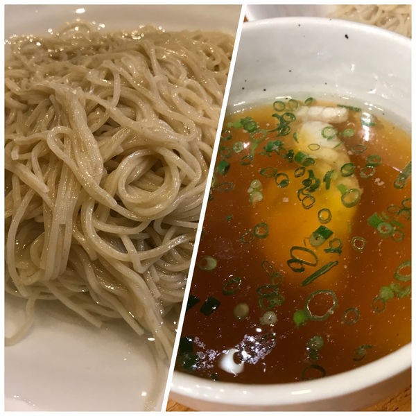 「【限定】クエのつけそば 潮仕立て」@寿製麺よしかわ 坂戸店の写真