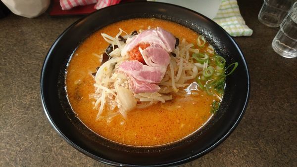 「辛ミソラーメン(大･辛さ３)」@味噌ラーメン 雪ぐにの写真