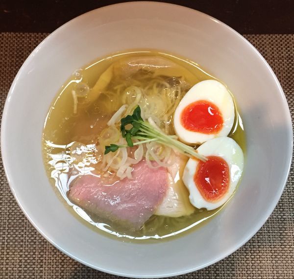 「塩蕎麦800円」@神保町黒須の写真