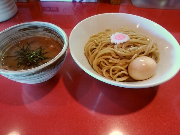 「味玉つけ麺(並盛・250g)800円」@麺屋しのはら 三日月食堂の写真