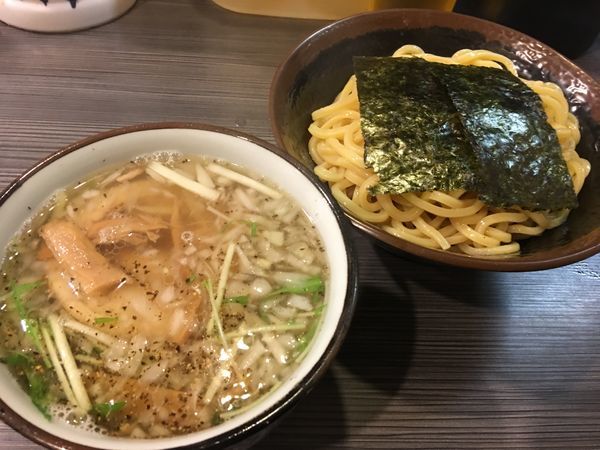 「塩つけ麺 並 850円」@めん屋 桔梗の写真