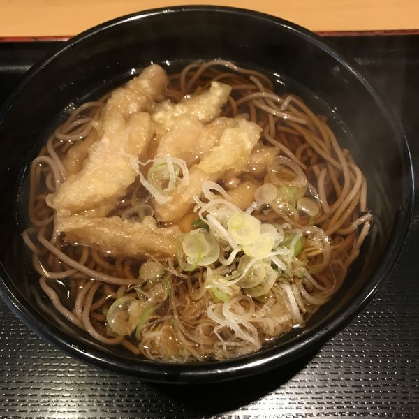 「岩下の新生姜天（￥430）」@よもだそば 日本橋店の写真