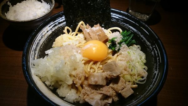 「あぶらめん（730円）＋大盛り＆ライス（0円）」@麺家 ぶらいとんの写真