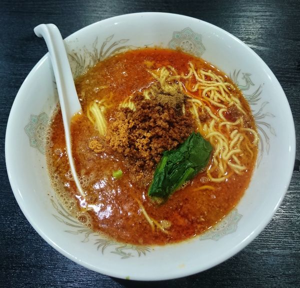 「担々麺(極辛)　800円」@桃天花の写真