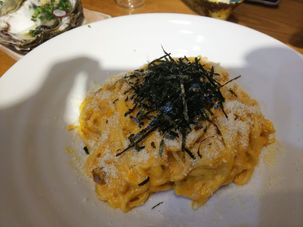 「ウニボナーラ」@寿製麺よしかわ 坂戸店の写真