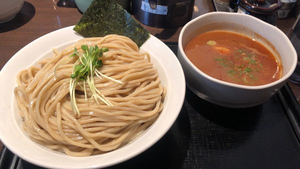 「つけ麺(特) 辛増し」@ブラウンの写真