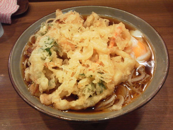 「天玉そば 440円」@そば処 かめや 神田東口店の写真