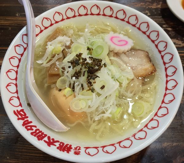 「味玉入り中華そば（￥850）」@支那そば きび 桃太郎外伝の写真