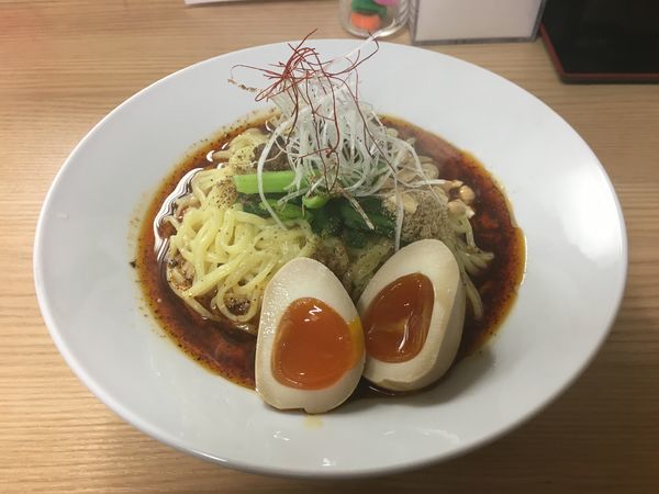 「清星汁なし担々麺 ＋ クーポン味玉」@麺屋 清星の写真