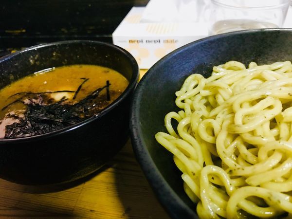 「味玉つけ麺 麺量350グラム」@麺家 かもん 棟高店の写真