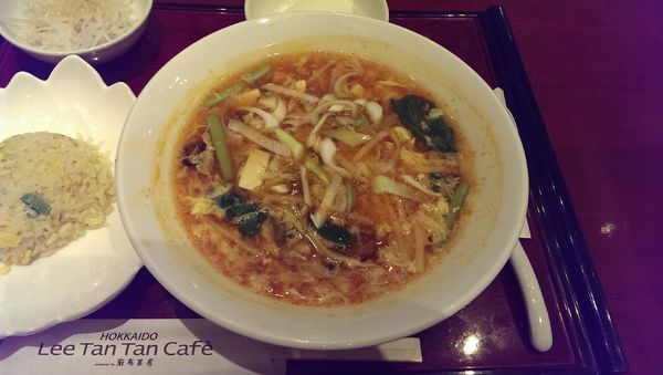 「酸辣湯麺セット」@Lee Tan Tan Cafe ココリア多摩センター店の写真