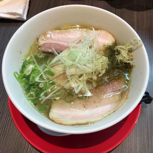 「塩らーめん820円＋チャーシュー200円」@柳麺 呉田-goden-の写真