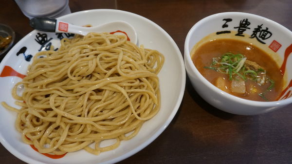 「濃厚魚介辛つけ麺」@三豊麺 枚方店の写真