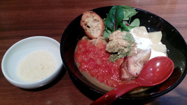 「クリスマスまぜそば（950円）」@麺屋 翔 品川店の写真