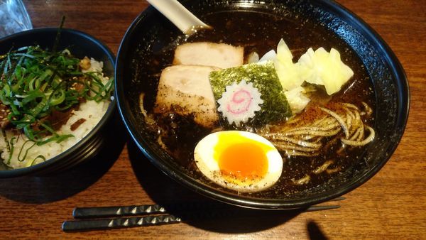 「焦がし味噌麺」@西麻布 五行の写真