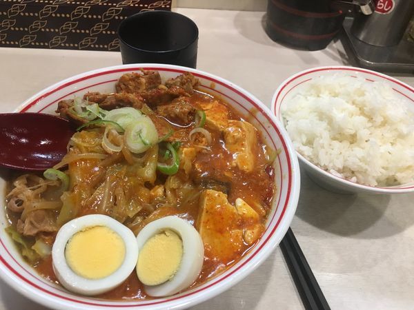 「五目蒙古タンメン　＋ごはん」@蒙古タンメン 中本 御徒町店の写真