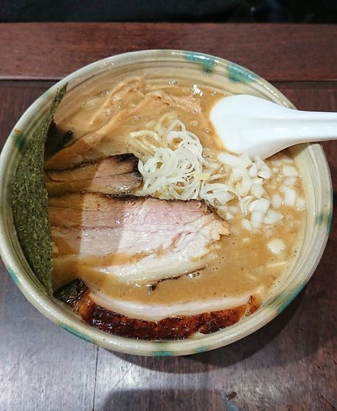 「魚介豚骨濃厚ラーメン」@らーめん つけめん 和み屋の写真