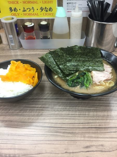 「ラーメン」@家系らーめん 武蔵家 川越店の写真