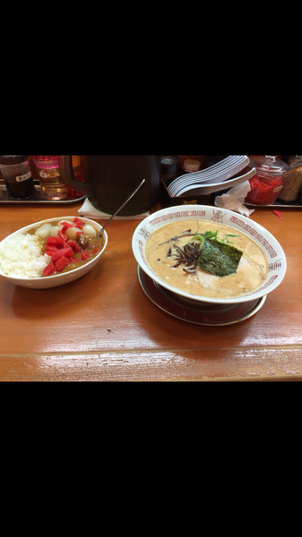 「味噌豚骨ラーメン」@二十八代目 哲麺 鶴ヶ島駅前店の写真