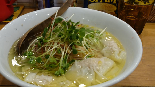 「鴨ワンタンSOBA（塩）」@麺屋 Hulu-luの写真