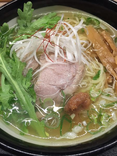 「塩ラーメン あっさり 750円」@西天満 麺乃家の写真