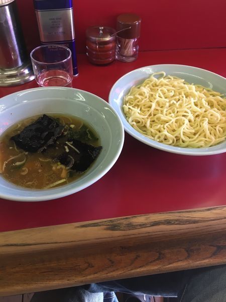 「つけめん 醤油 並600円」@もっちゃんラーメンの写真