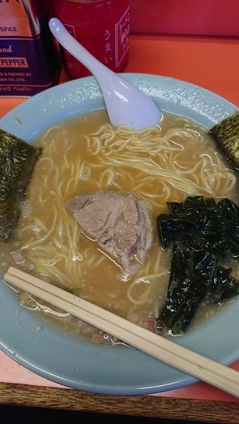 「ラーメン半ライスセット」@ラーメンショップ 小野路店の写真