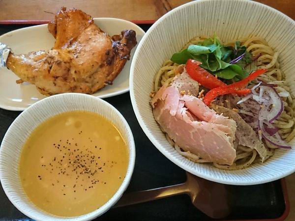 「【クリスマス限定】ターキーつけ麺 ￥900」@和風らーめん 凪の写真